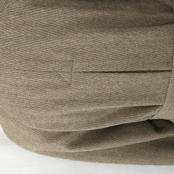 Cardinal of Canada Wool Belted Trench Coat High Quality Classic 40s Style Excelt - Picture 4 of 14